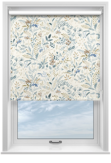 Cleo, Blue Frost - Roller Blind